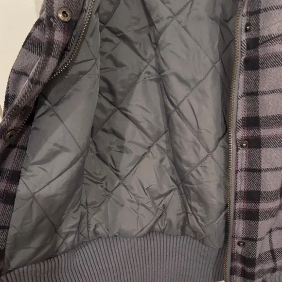 Roxy Black and Gray Checkered Vest - Picture 4 of 6